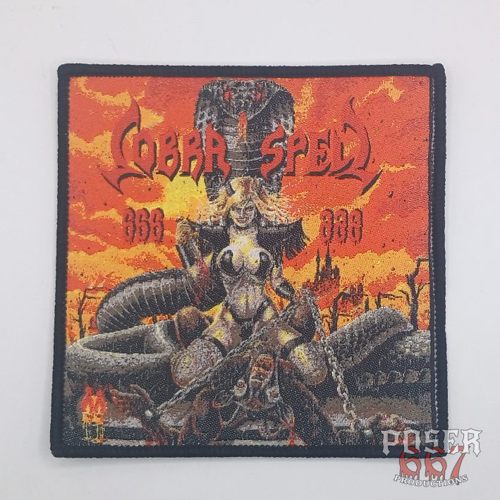 cobra-spell-666-patch-gewebt-9-5-x-9-5-cm-schwarzer-rand image 1