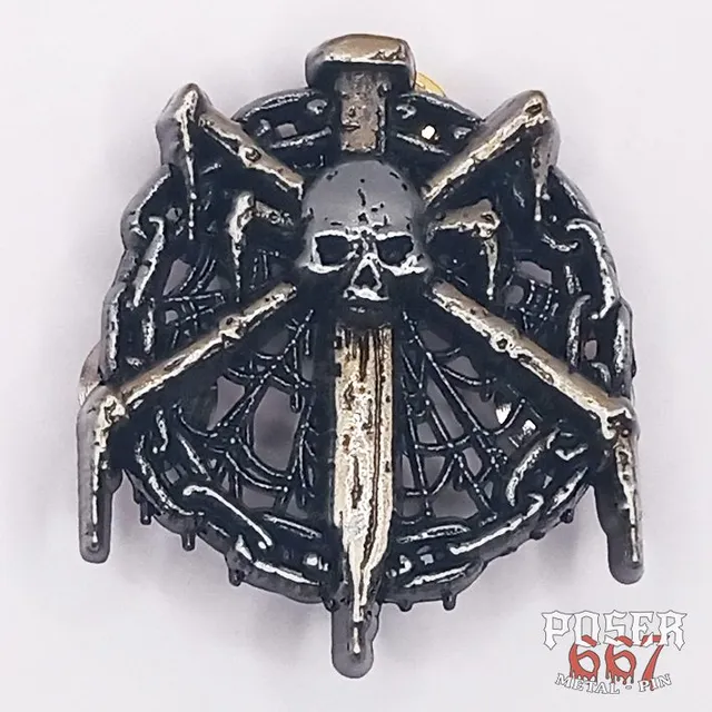 poser667-knife-spider-3d-pin-anstecker-antik-silber-4-5-cm image 1