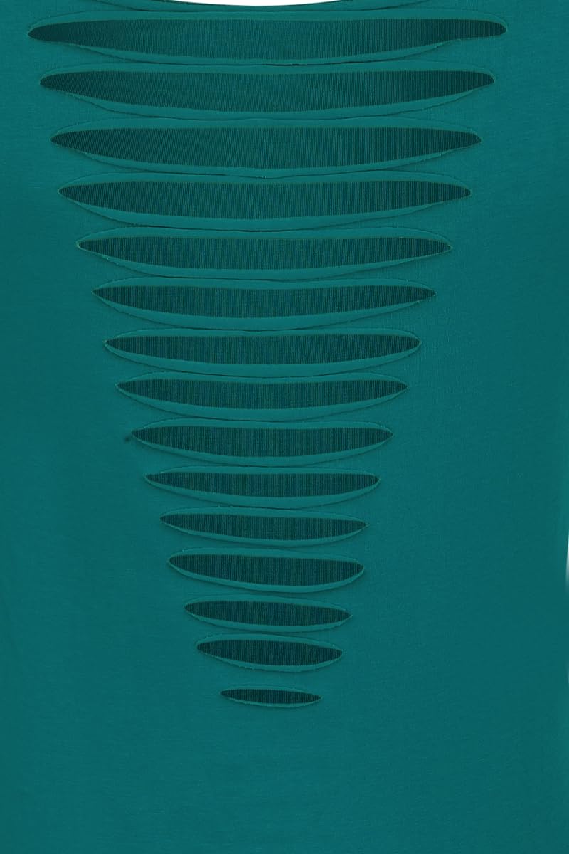 red-by-emp-top-t-rkis-cut-outs-offene-kanten-l image 3