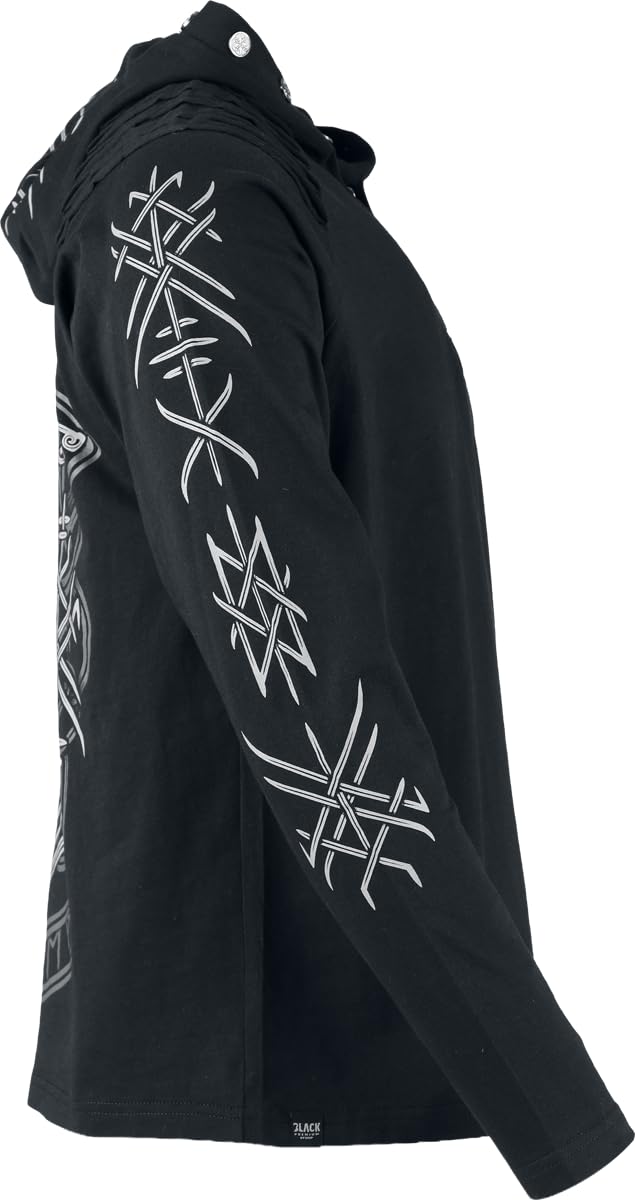 black-premium-by-emp-herren-langarmshirt-schwarz-kapuze-xl image 6