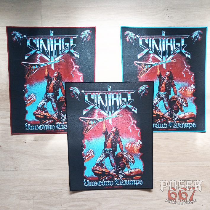 poser667-sintage-unbound-triumph-backpatch-36cm-schwarzer-rand image 2