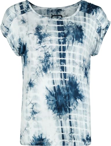 red-by-emp-wei-blaues-batik-t-shirt-damen image 6