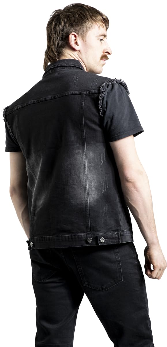 black-premium-by-emp-graue-jeans-weste-used-look-xxl image 7