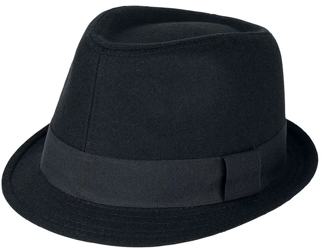 red-by-emp-unisex-hut-schwarz-garniturband-schmale-krempe image 1