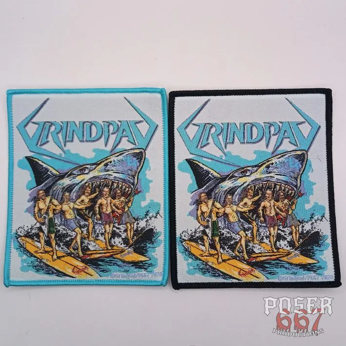 grindpad-surfing-shark-patch-aufn-her-schwarz-10-cm image 1