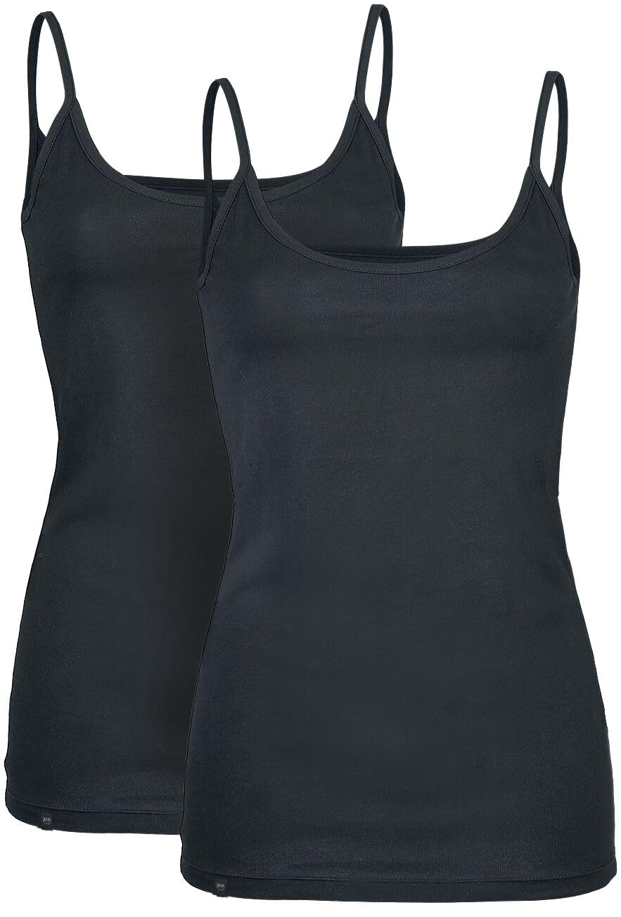black-premium-by-emp-tops-doppelpack-damen-schwarz-m image 1