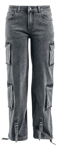red-by-emp-cargohose-damen-grau-g-rtelschlaufen-taschen image 7