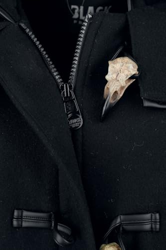 black-premium-by-emp-damen-mantel-schwarz-mit-kapuze-gr-e-m image 8