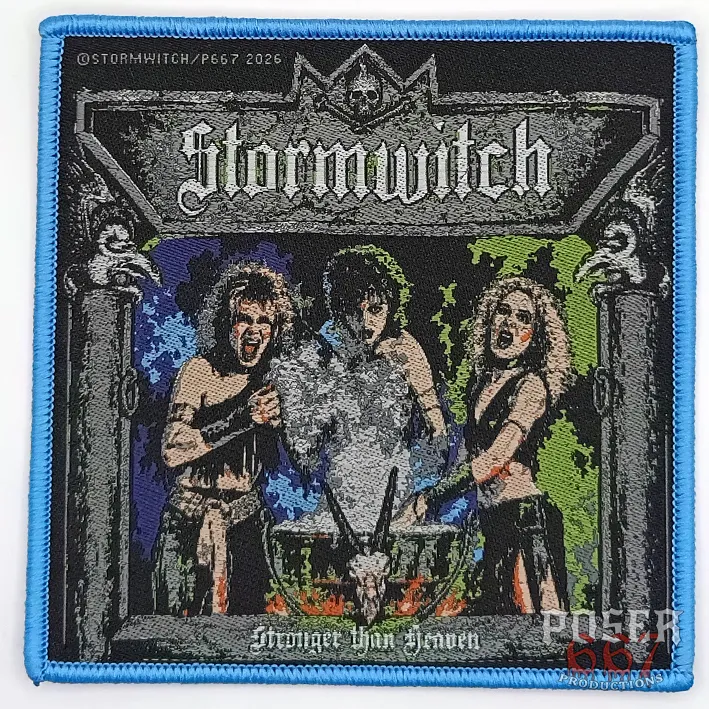 poser667-patch-stormwitch-stronger-than-heaven-9-5-cm-schwarz image 1