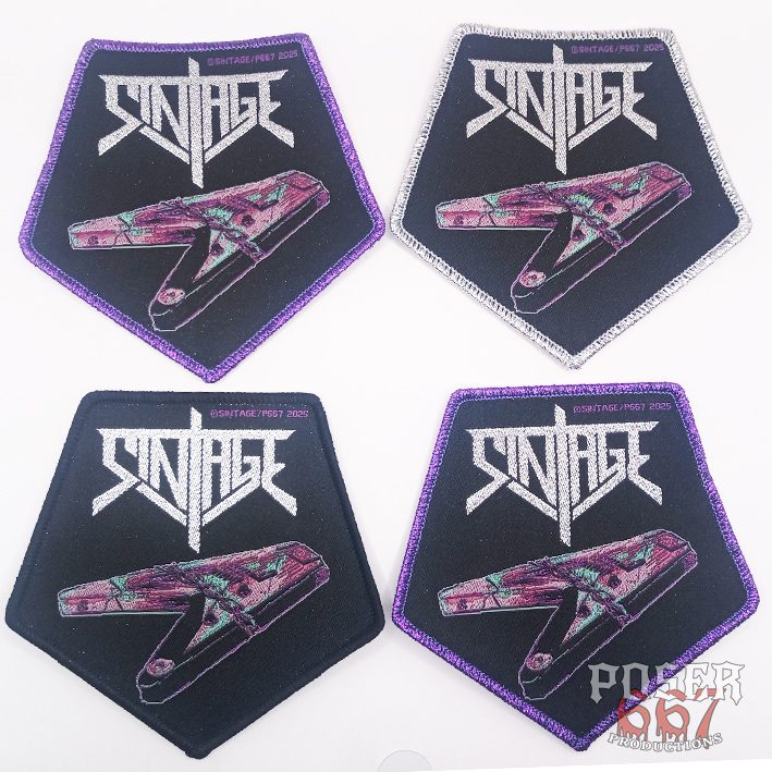 poser667-productions-sintage-broken-guitar-patch-9-5-cm-lila image 2