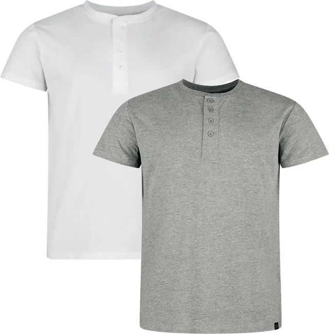 red-by-emp-herren-basic-t-shirt-wei-grau-knopfleiste image 1