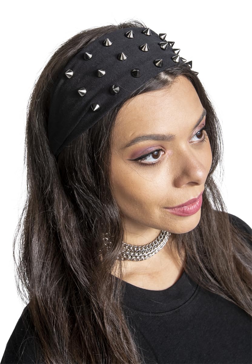 black-premium-by-emp-stirnband-mit-nieten-schwarz-damen image 4
