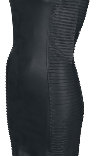 black-premium-essential-faux-leather-kleid-schwarz-gr-m image 7