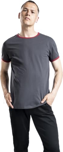 red-by-emp-herren-t-shirt-schwarz-basic-rote-highlights image 6