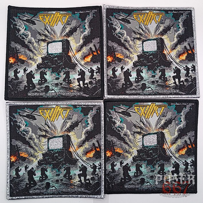 extinct-warship-obey-subjugate-patch-aufn-her-schwarz-9-5cm image 2