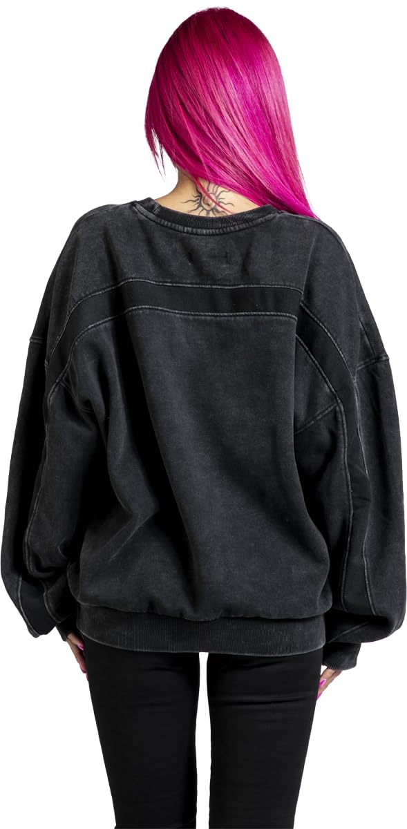 red-by-emp-rockwear-sweatshirt-damen-grau-gr-e-m image 5