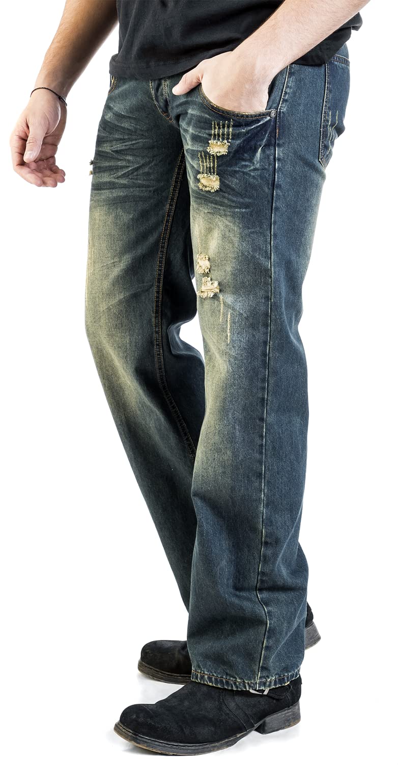 black-premium-by-emp-destroyed-jeans-blau-w33l34-herren image 8