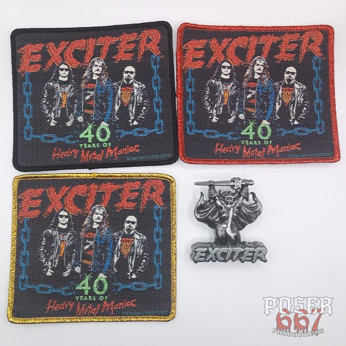 poser667-patches-exciter-heavy-metal-maniac-patch-schwarz image 2