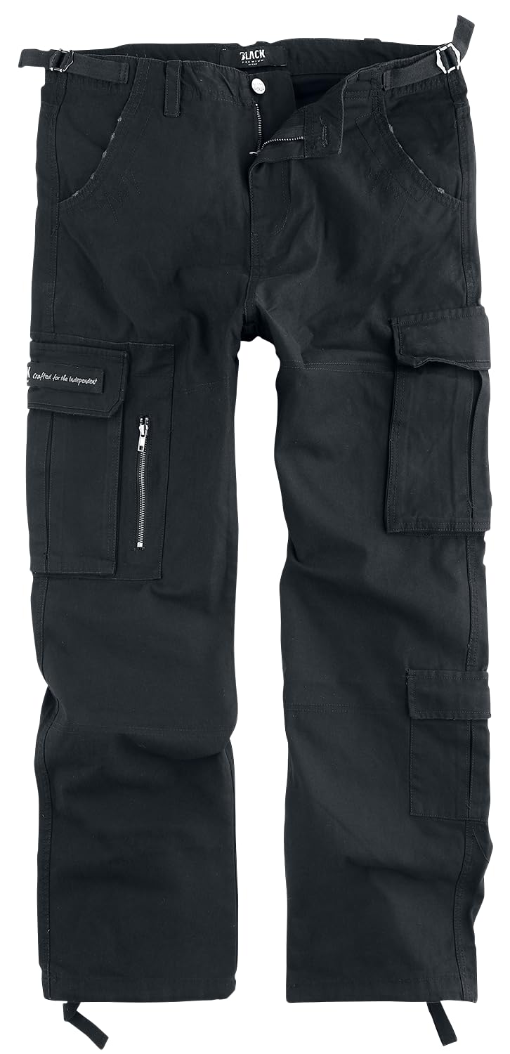 black-premium-by-emp-cargohose-herren-schwarz-army-vintage-s image 4