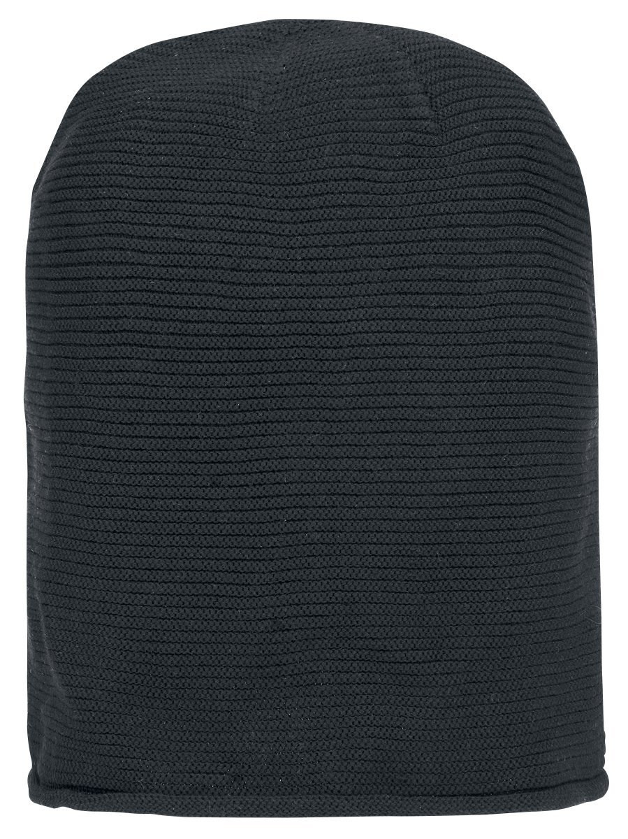 black-premium-beanie-unisex-schwarz-basic-m-tze image 2