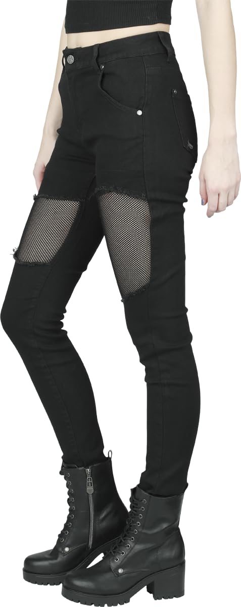 black-premium-by-emp-jeans-schwarz-damen-31w-30l-cut-outs image 7