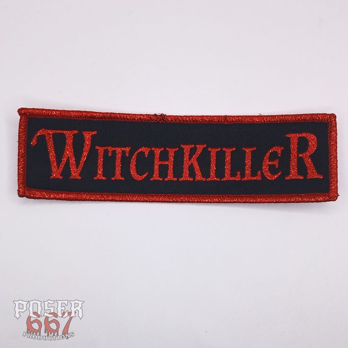 poser667-patches-witchkiller-logo-patch-12-cm-metallic image 1