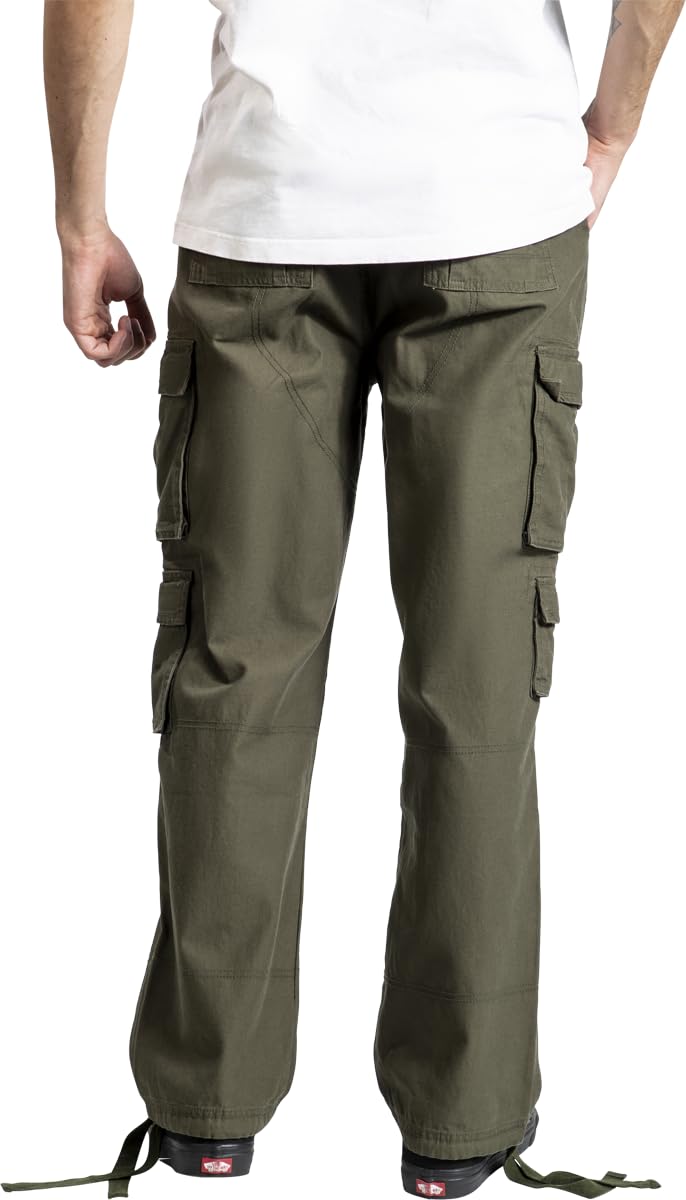 black-premium-herren-cargohose-army-vintage-schwarz image 5