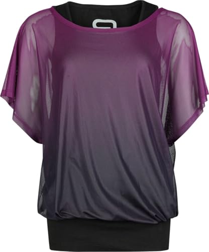 red-by-emp-lila-schwarzes-2-in-1-t-shirt-damen image 6
