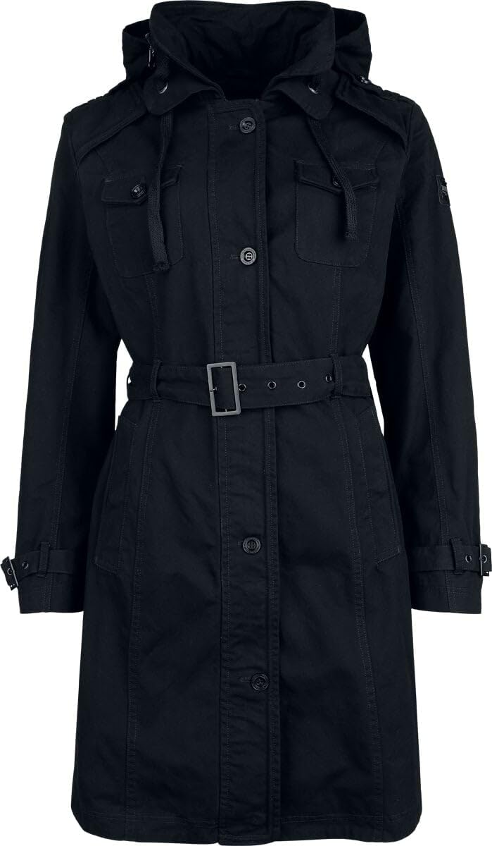 black-premium-by-emp-mantel-mit-kapuze-schwarz-gr-e-m image 1