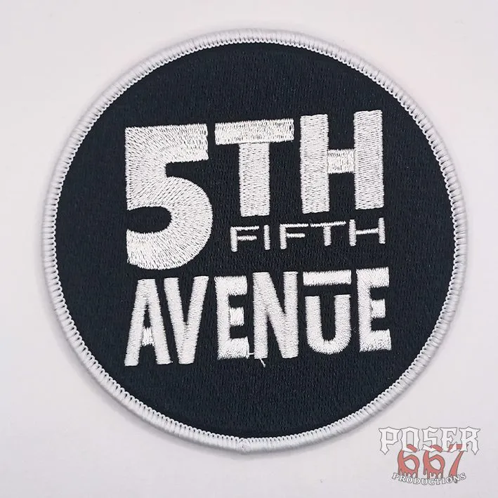 fifth-avenue-logo-patch-rund-9-5-cm-gestickt image 1