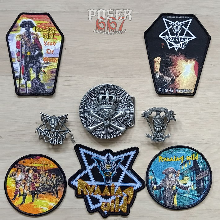 running-wild-classic-adrian-3d-pin-mit-ketten-antiksilber image 2