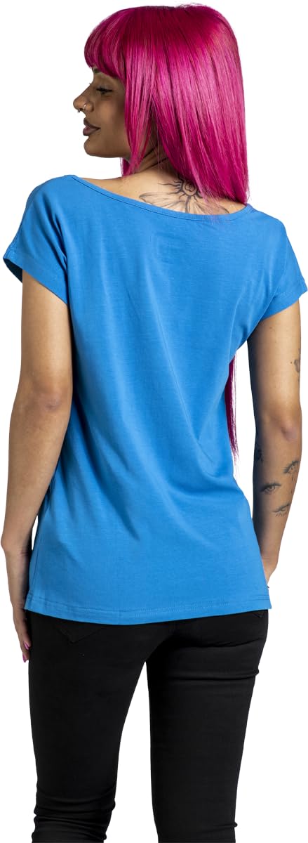 red-by-emp-damen-basic-t-shirt-schwarz-blau image 8