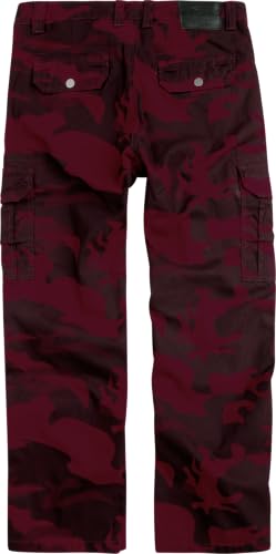 red-by-emp-cargohose-herren-straight-fit-rot-mit-seitentaschen-gr-l image 6