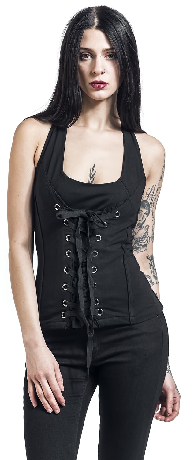 black-premium-neckholder-top-top-m-schwarz-schn-rung image 2