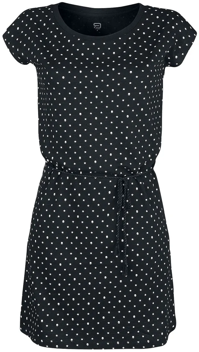 red-by-emp-kleider-kleid-schwarz-s-p-nktchen-g-rtel image 1