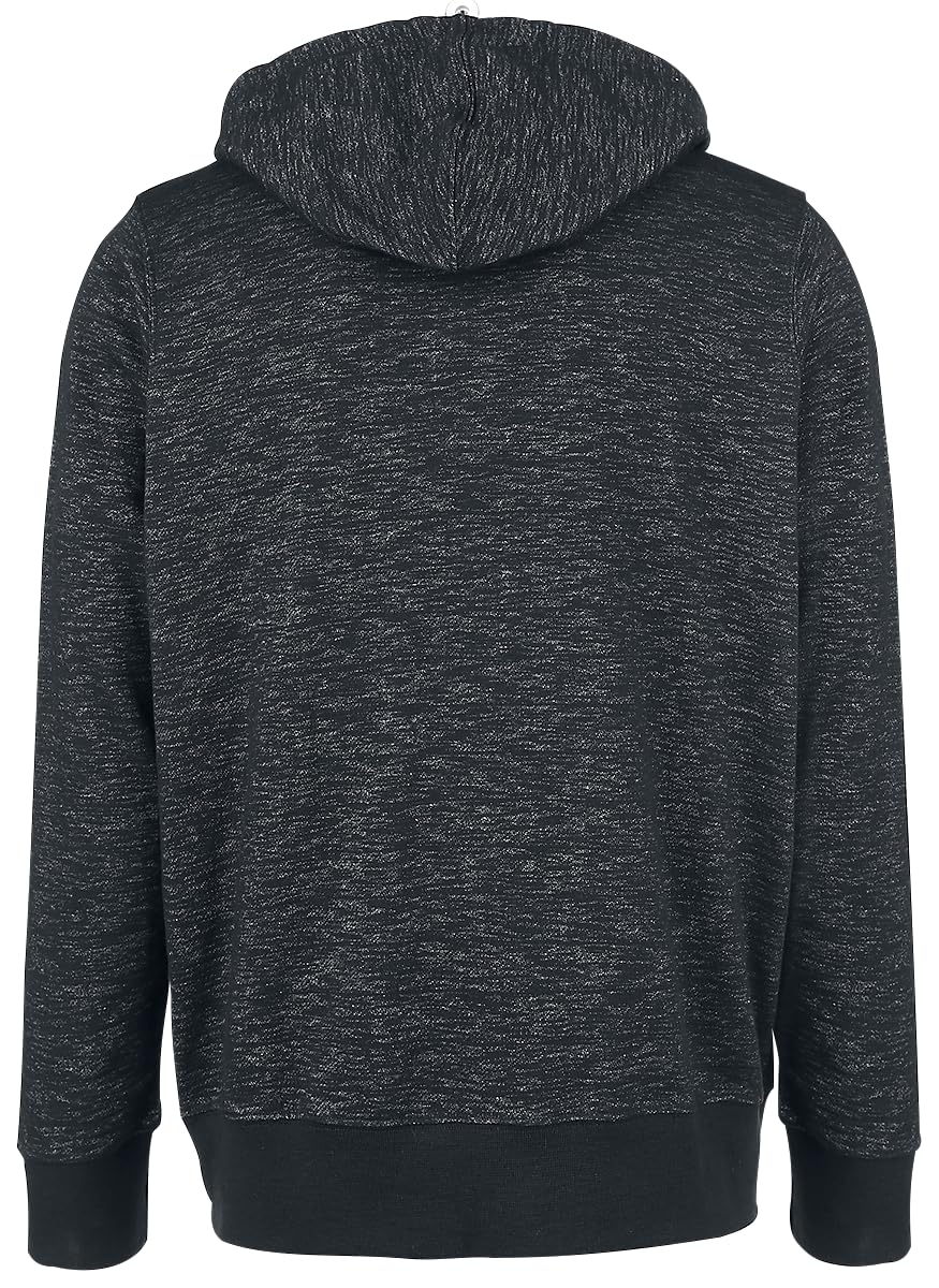 black-premium-kapuzenjacke-herren-sweatjacke-dunkelgrau-gr-s image 4