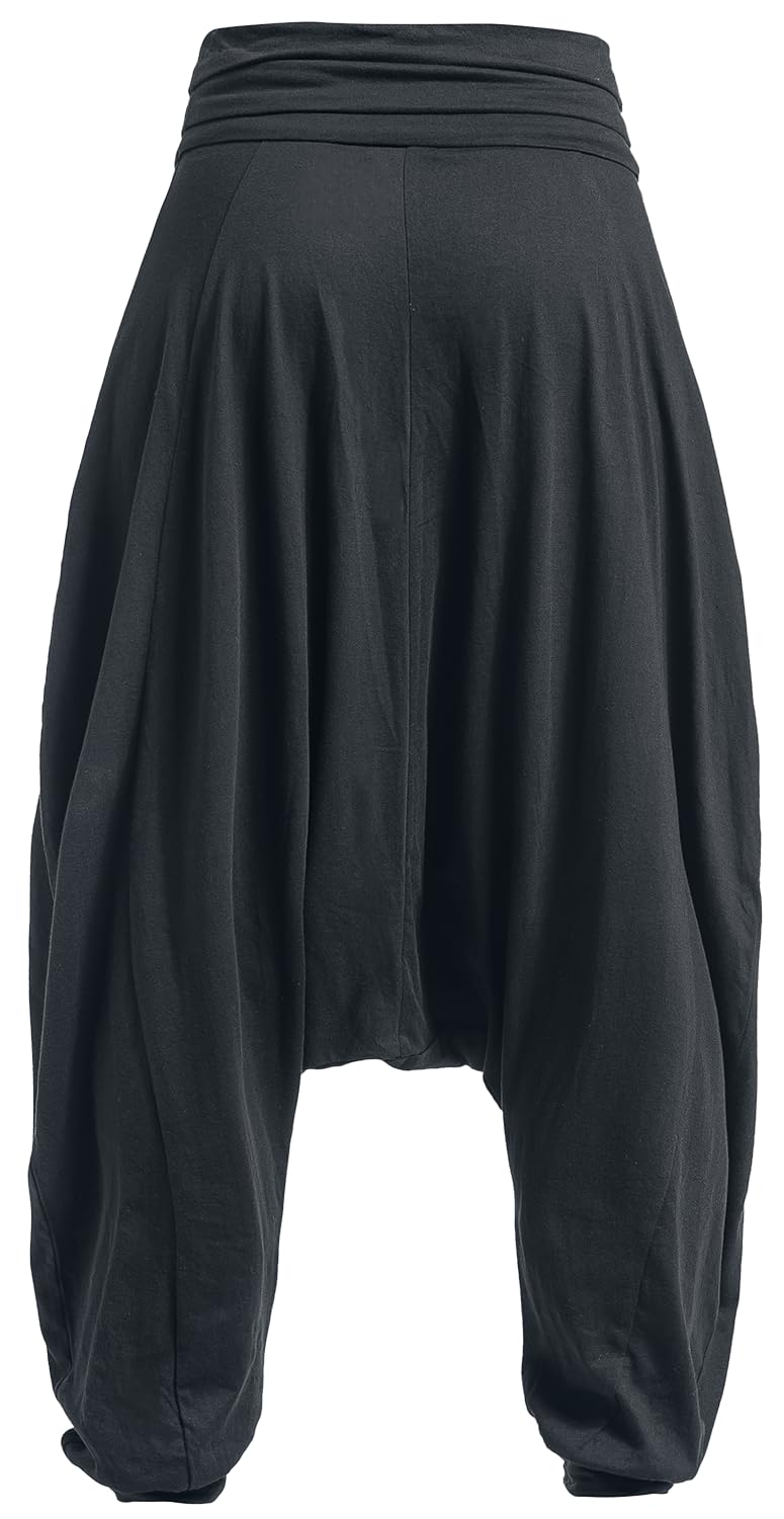 red-by-emp-harems-stoffhose-schwarz-locker-damen image 3