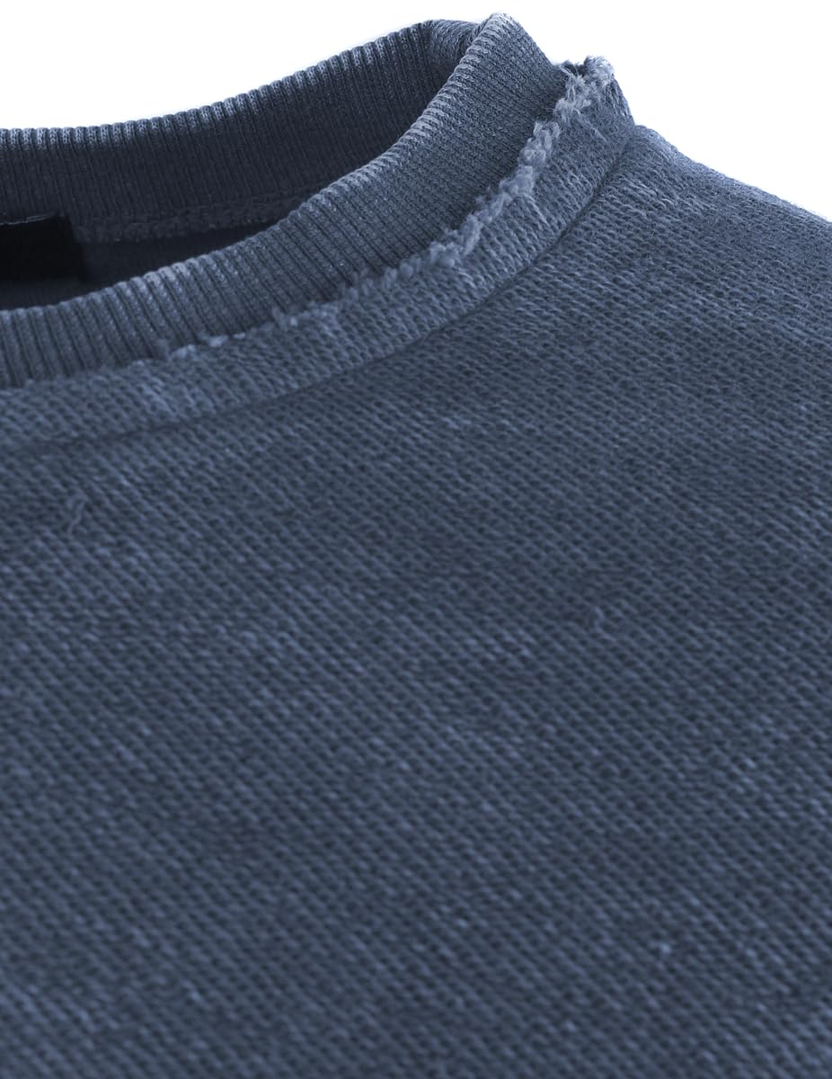 red-by-emp-sweatshirt-offene-naht-kragen-blau-herren image 4