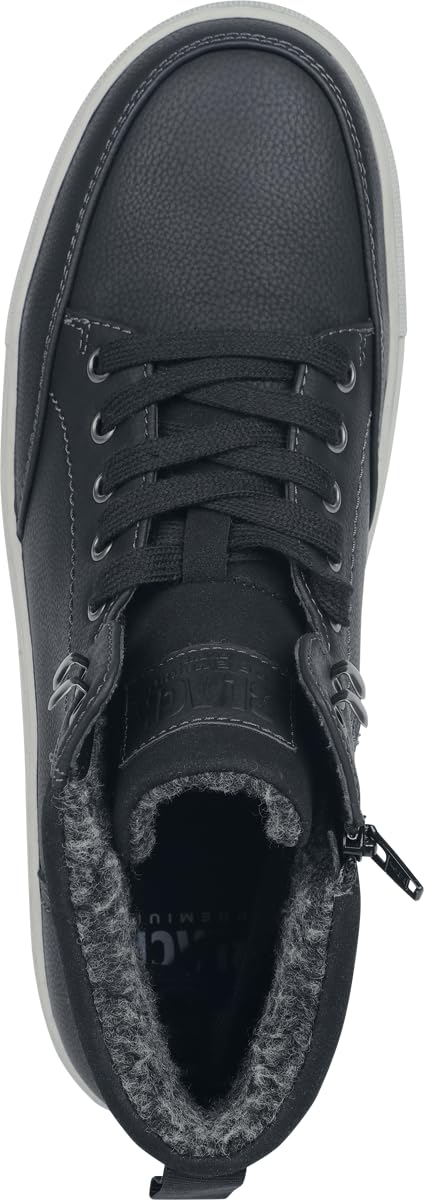 black-premium-by-emp-herren-sneaker-schwarz-rei-verschluss-gr-44 image 6