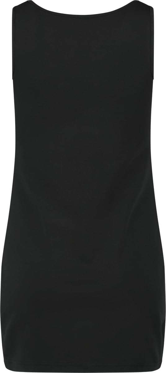 black-premium-by-emp-damen-basic-doppelpack-tops-schwarz-baumwolle image 4