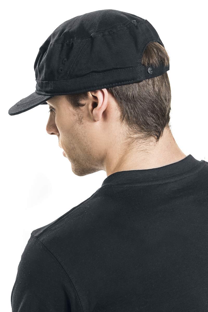black-premium-army-cap-schwarz-vintage-unisex image 7