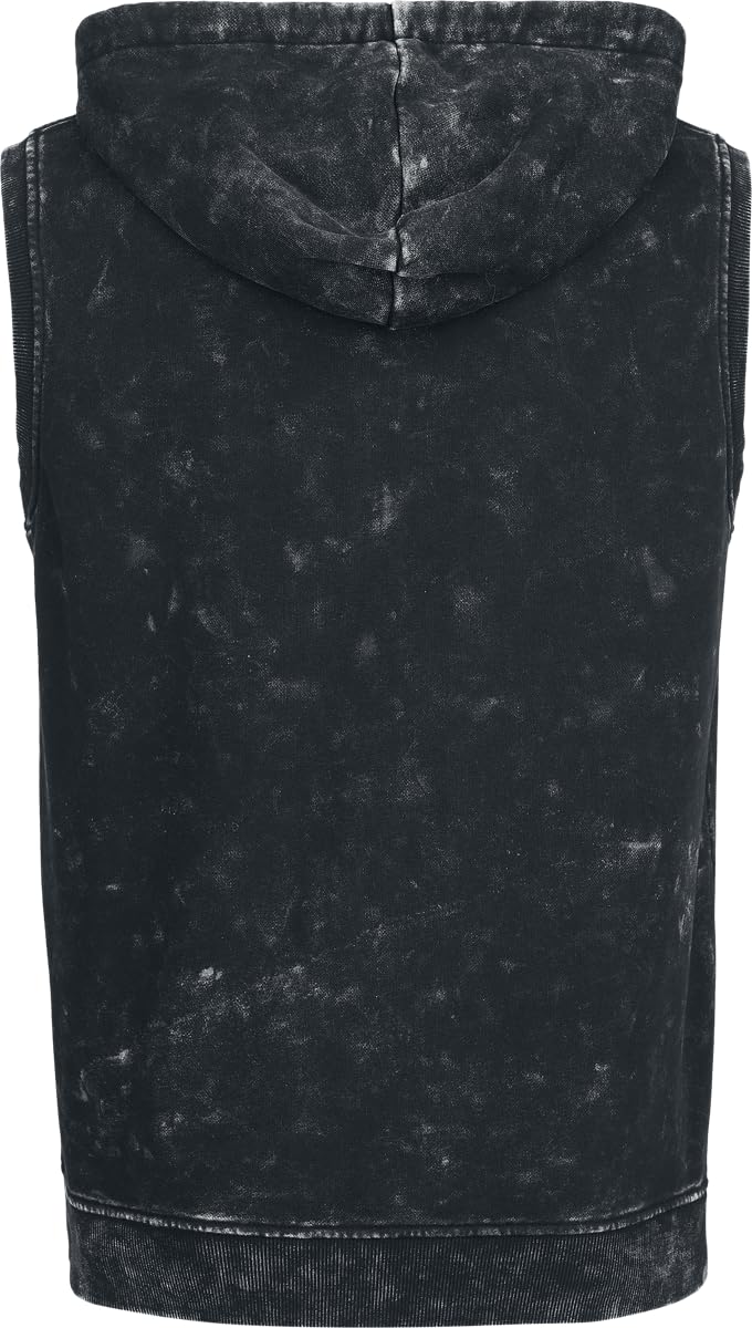 red-by-emp-herren-sweatweste-grau-meliert-kapuze-gr-m image 3