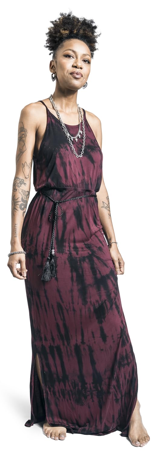 red-by-emp-batik-maxikleid-rot-schwarz-gr-e-m image 4