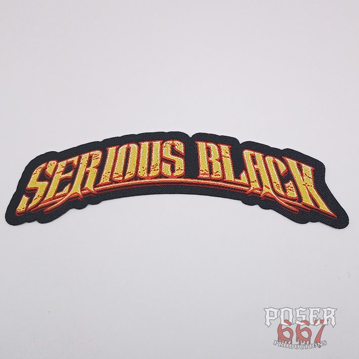 serious-black-logo-patch-gewebt-13-cm-power-metal image 1