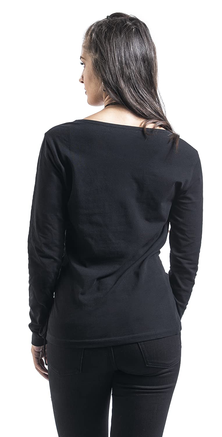 black-premium-damen-langarmshirt-schwarz-schn-rung-m image 6