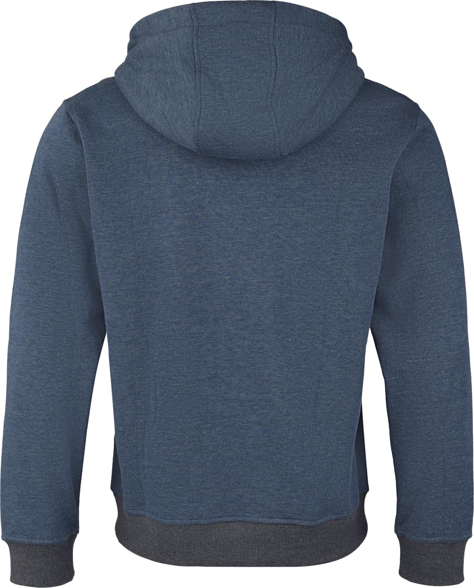red-by-emp-double-closure-sweatjacket-herren-kapuzenjacke-blau-l image 2