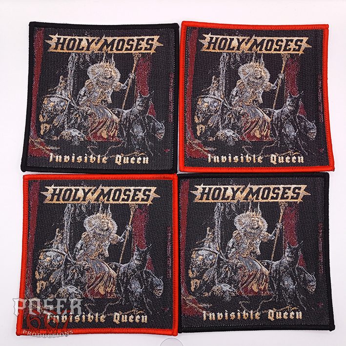 holy-moses-invisible-queen-patch-9x9-schwarzer-rand image 3