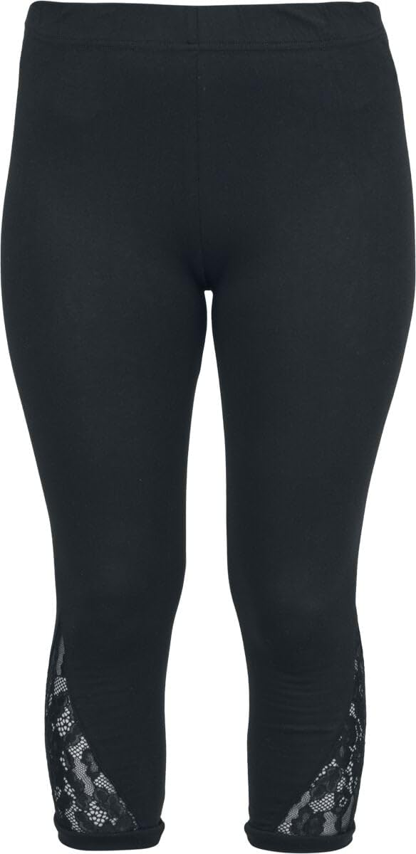 red-by-emp-leggings-mit-spitze-schwarz-damen-leggings image 1