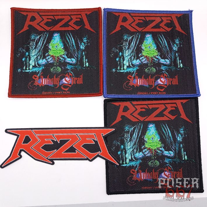 rezet-unholy-grail-patch-aufn-her-schwarz-9-5-cm-gewebt image 2