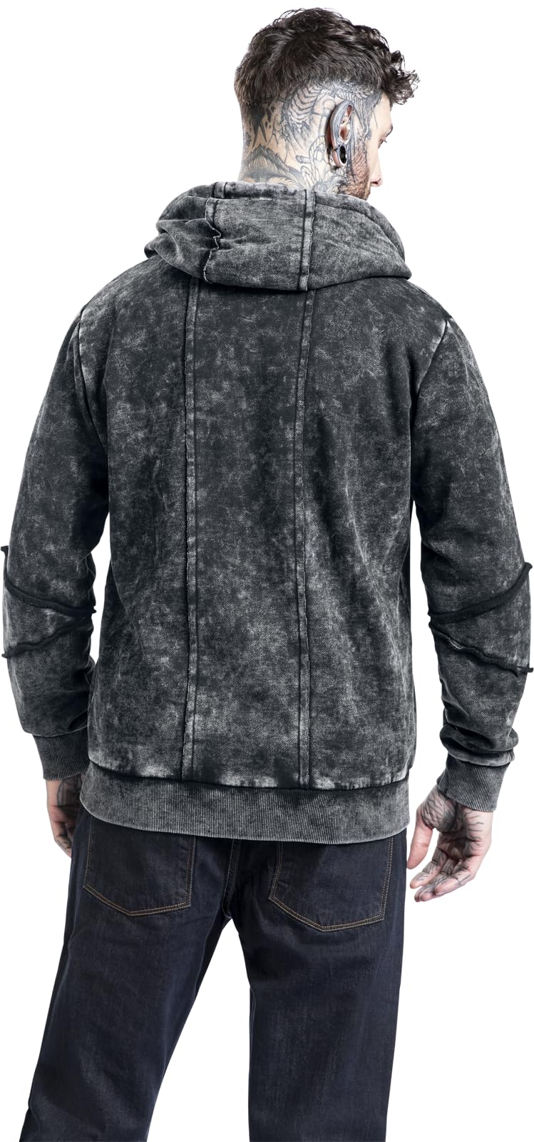 black-premium-by-emp-herren-kapuzenjacke-schwarz-used-l image 5